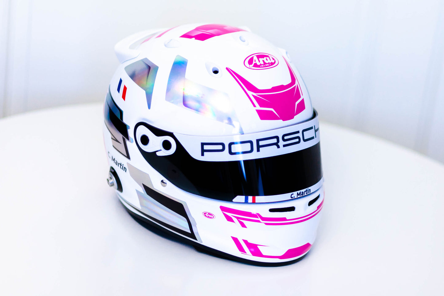 MISANO Sticker Kit for helmet Color Scheme #6 CHROME (design pack) (Karting, Motorsport, Moto)