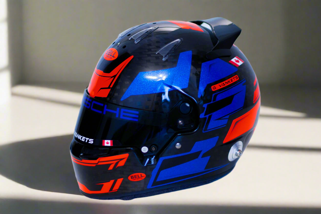 MISANO Sticker Kit for helmet Color Scheme #7 BLUE METALLIC and FLUO (design pack) (Karting, Motorsport, Moto)