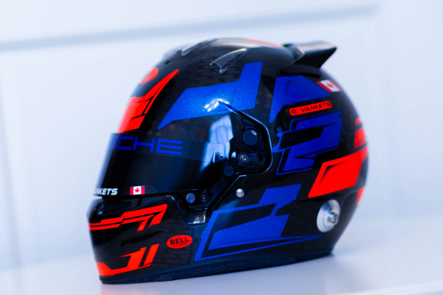 MISANO Sticker Kit for helmet Color Scheme #7 BLUE METALLIC and FLUO (design pack) (Karting, Motorsport, Moto)