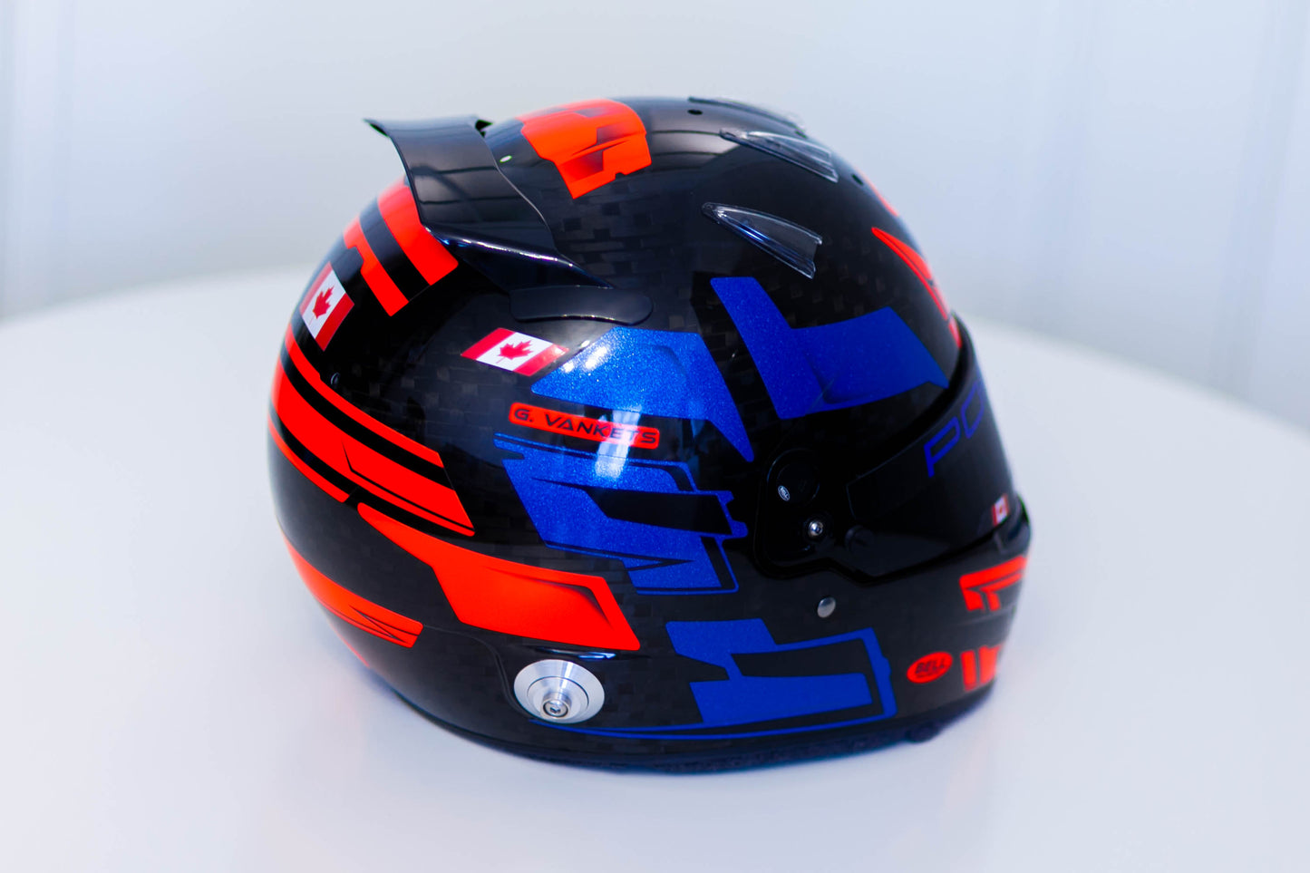 MISANO Sticker Kit for helmet Color Scheme #7 BLUE METALLIC and FLUO (design pack) (Karting, Motorsport, Moto)