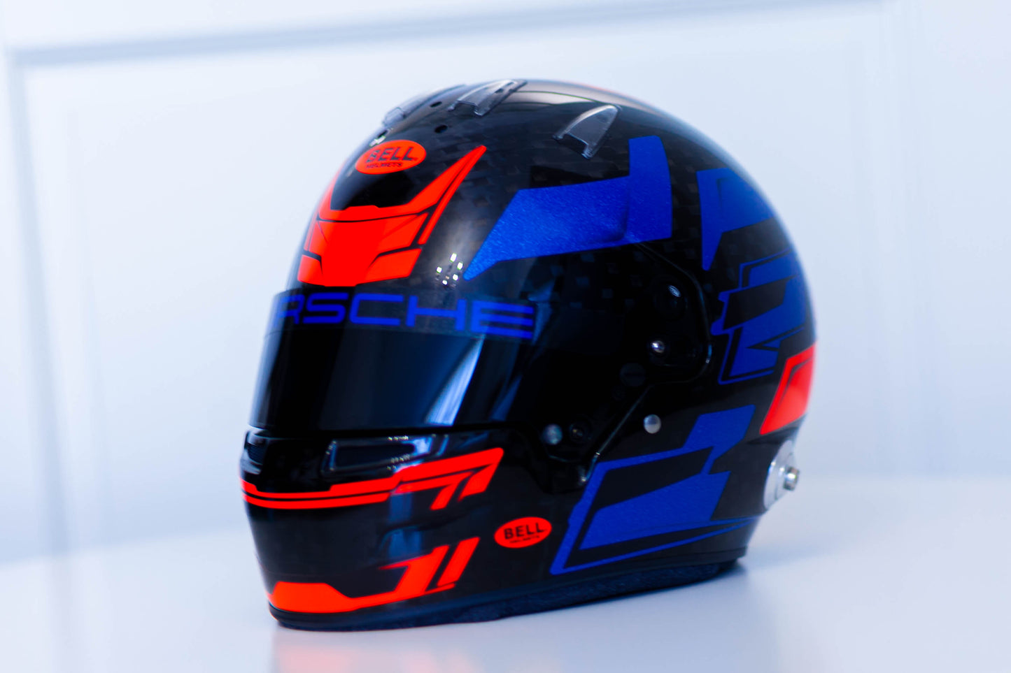 MISANO Sticker Kit for helmet Color Scheme #7 BLUE METALLIC and FLUO (design pack) (Karting, Motorsport, Moto)