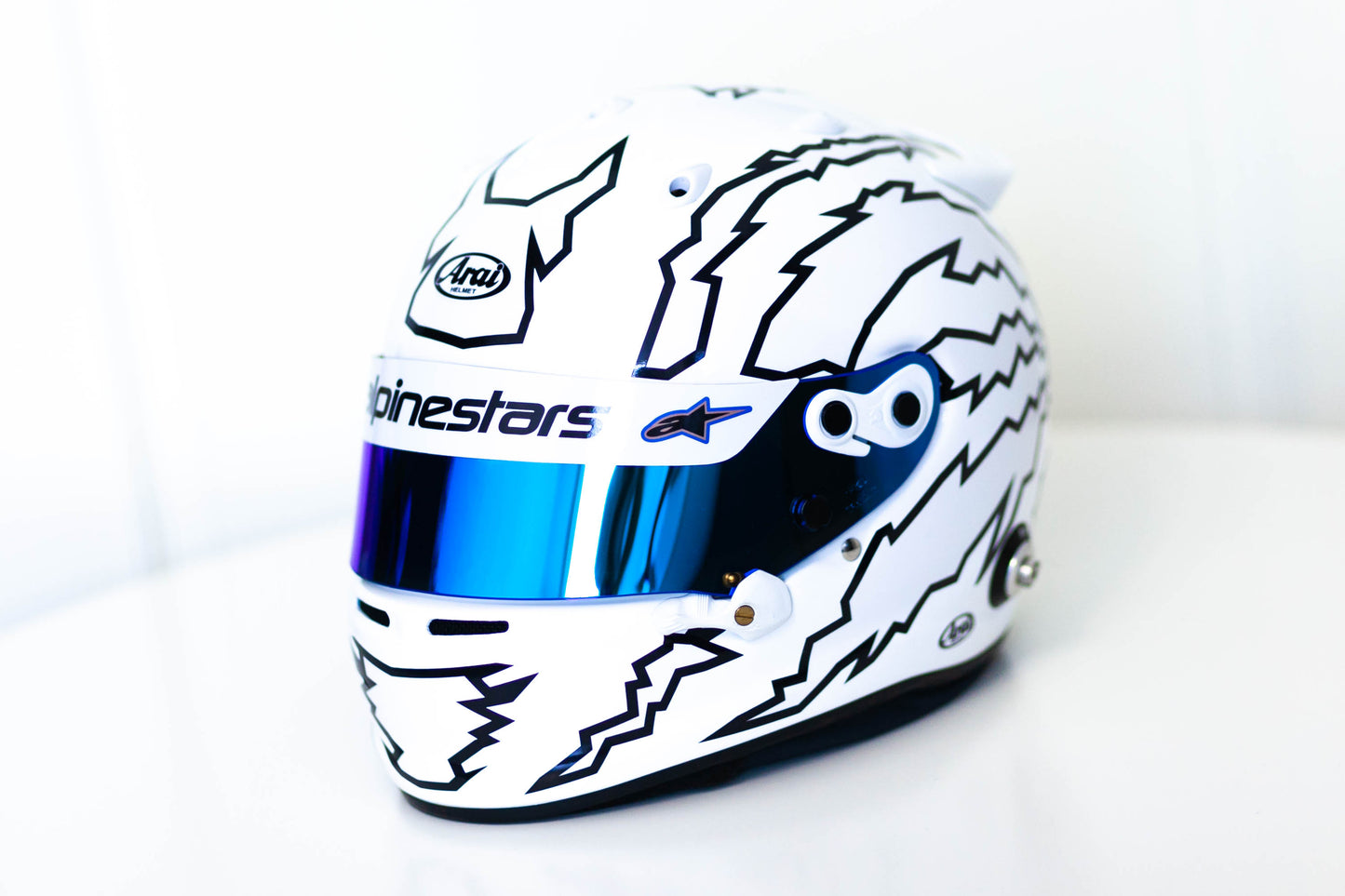 SIGMA Helmet Sticker Pack Color Scheme #1 (design pack) (Karting, Motorsport, Moto)