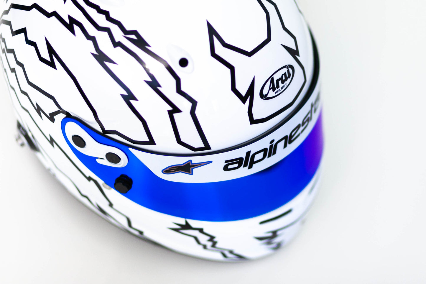 SIGMA Helmet Sticker Pack Color Scheme #1 (design pack) (Karting, Motorsport, Moto)