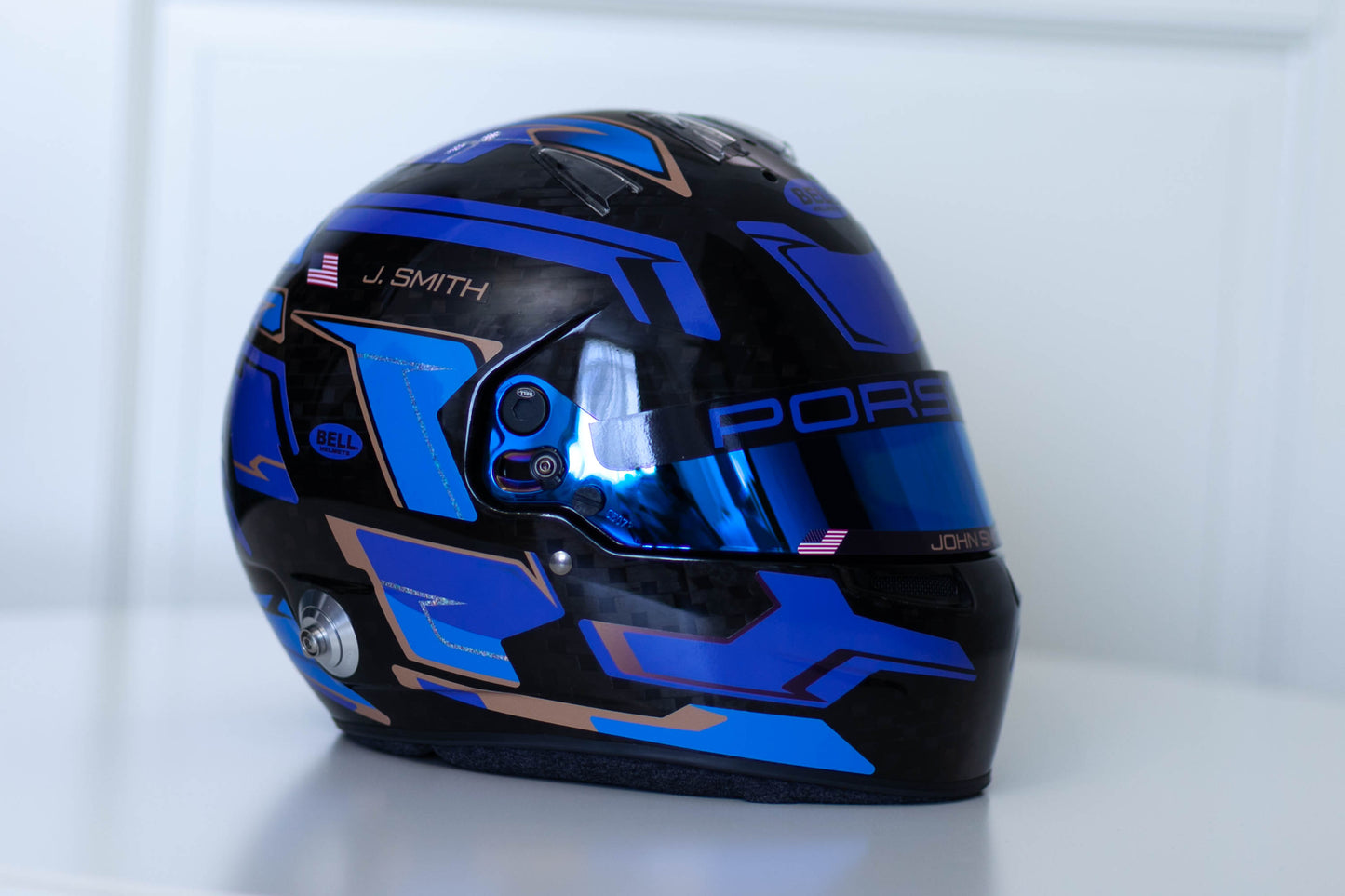MULSANNE Sticker Kit for helmet Color Scheme #4 (design pack) (Karting, Motorsport, Moto)