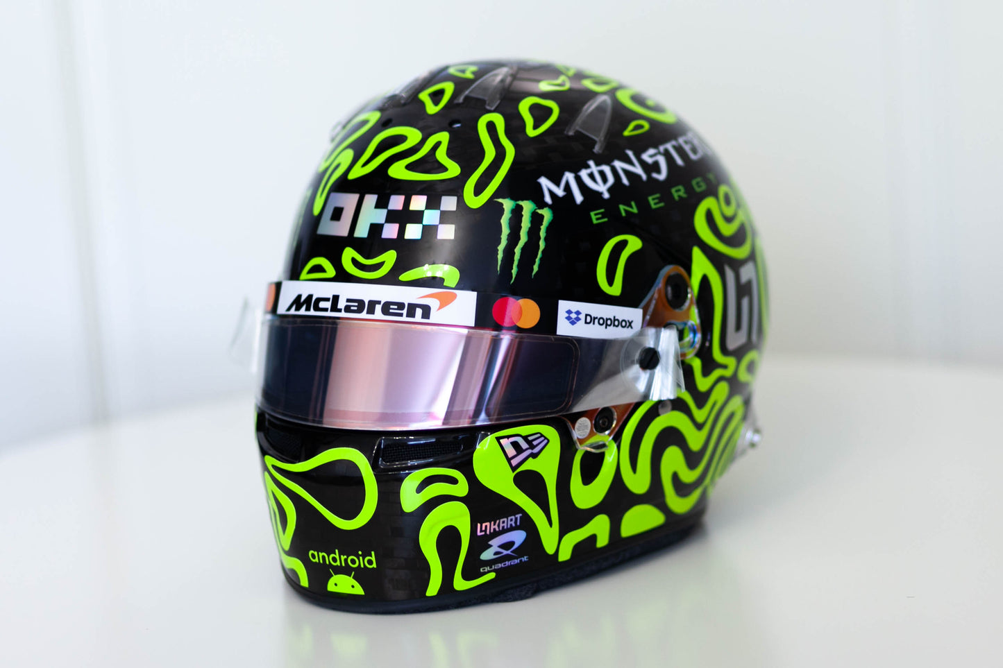 LN 25 FLUO Sticker Kit for helmet (design pack) (Karting, Motorsport, Moto)