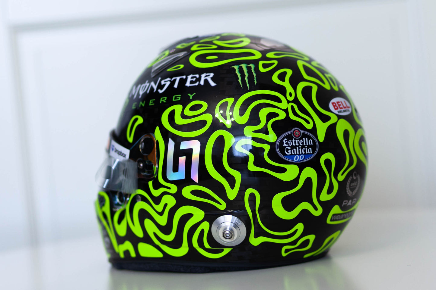 LN 25 FLUO Sticker Kit for helmet (design pack) (Karting, Motorsport, Moto)