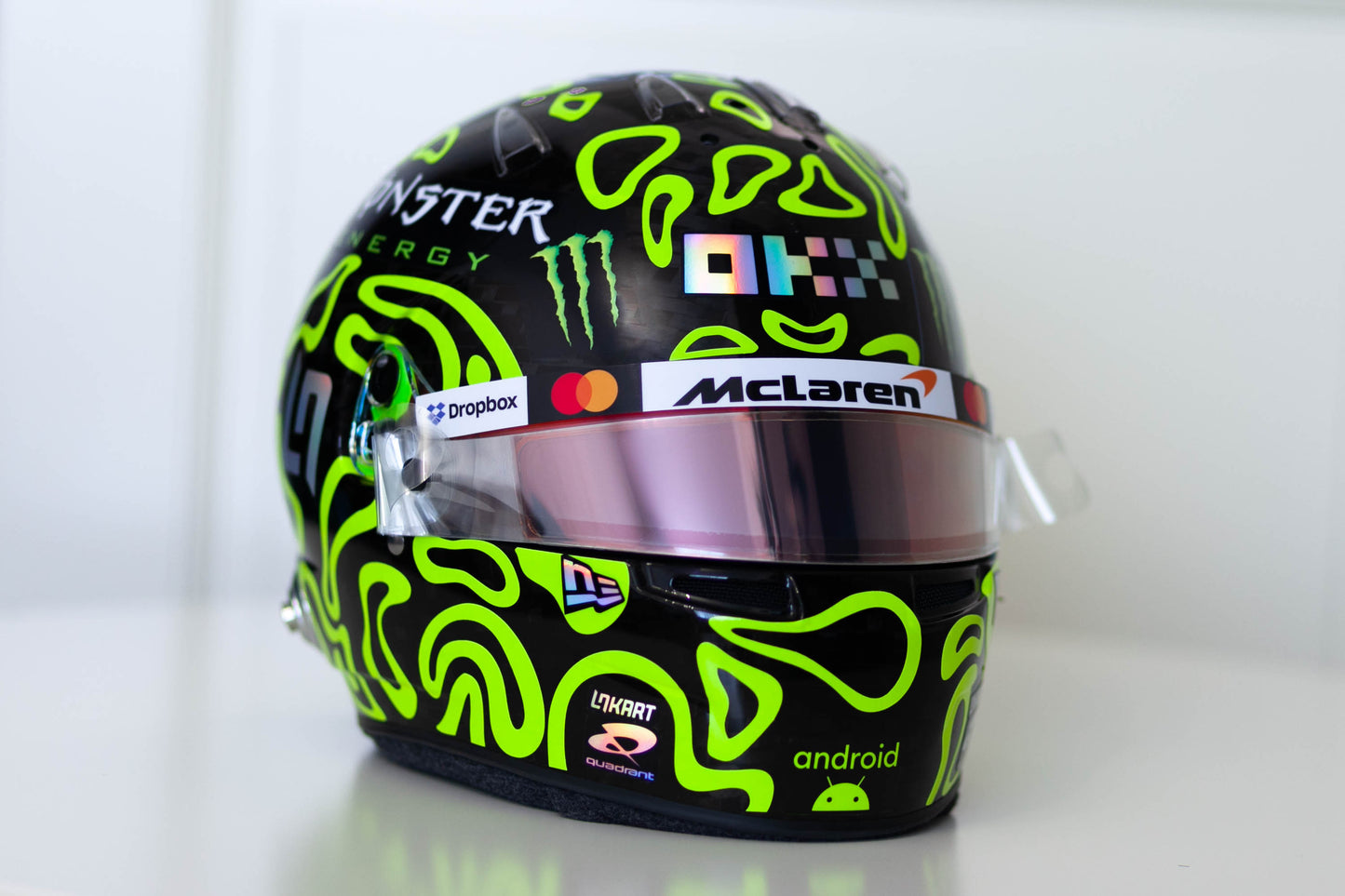 LN 25 FLUO Sticker Kit for helmet (design pack) (Karting, Motorsport, Moto)
