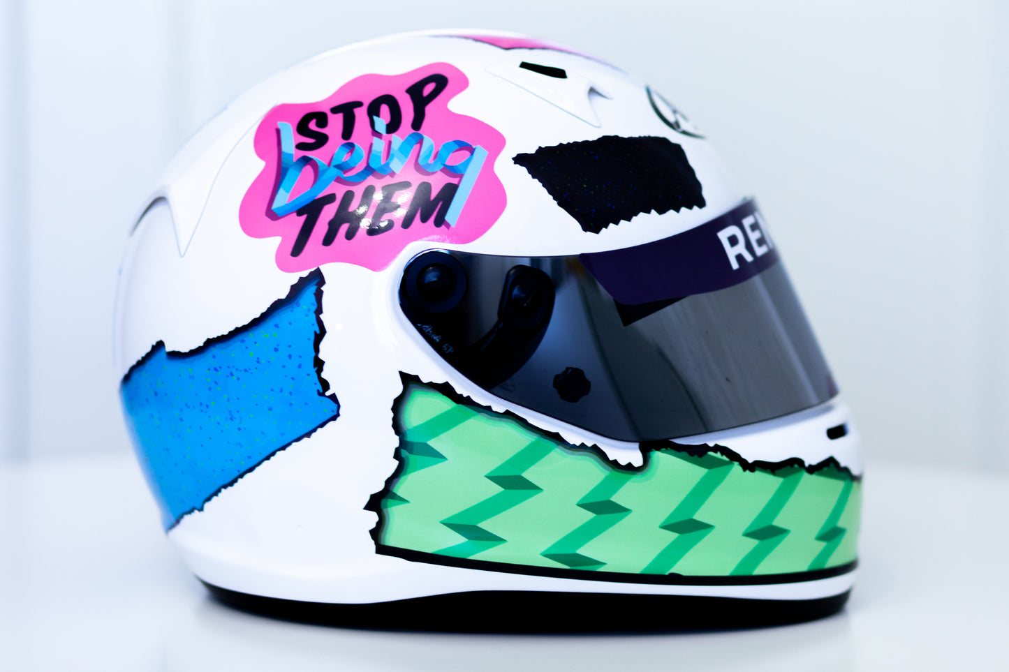 RICCIARDO Helmet Sticker Pack (design pack) (Karting, Motorsport, Moto)