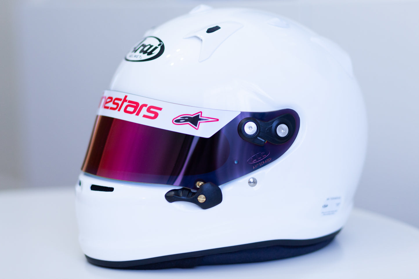 Arai GP-7 Helmet Visor Sticker (Karting, Motorsport, Moto)