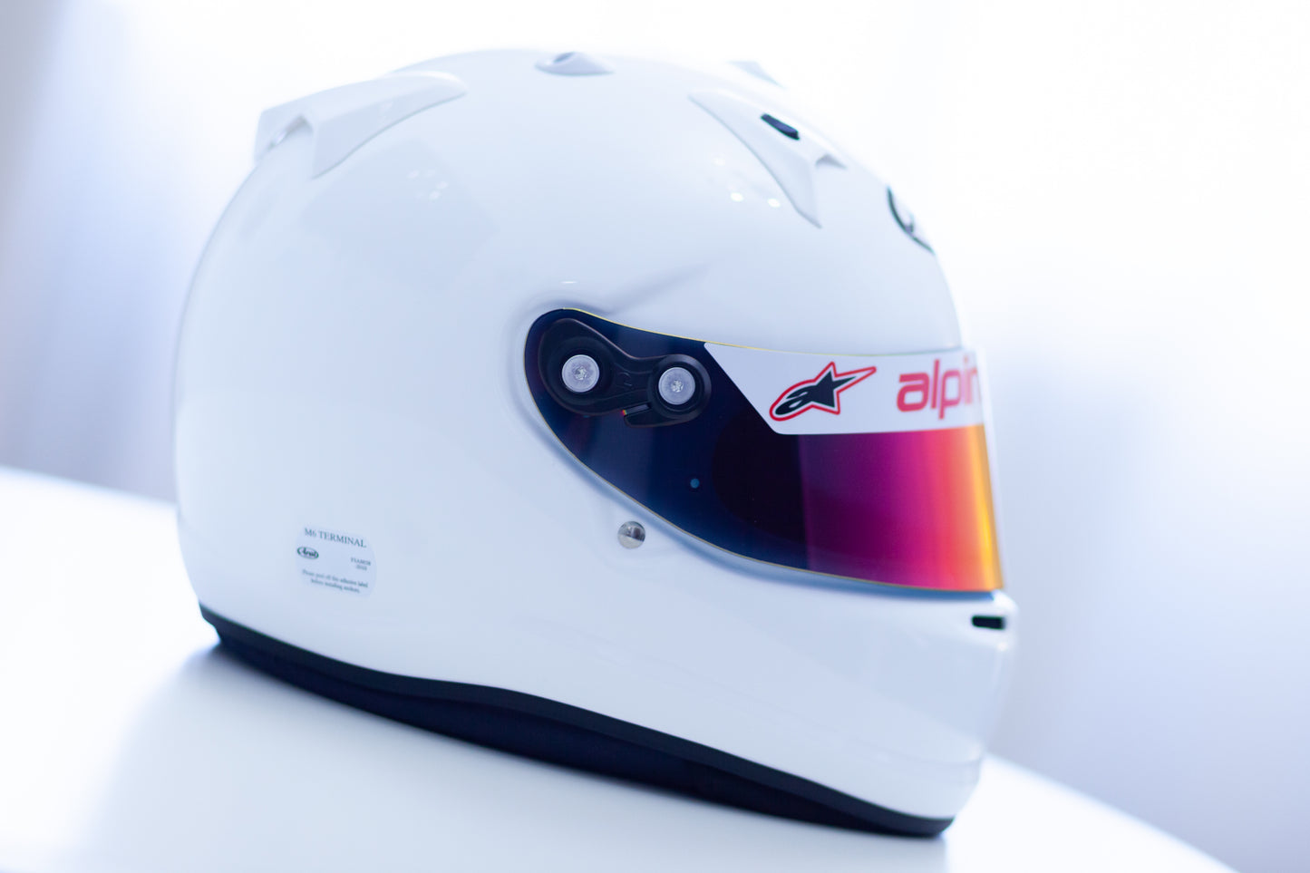 Arai GP-7 Helmet Visor Sticker (Karting, Motorsport, Moto)