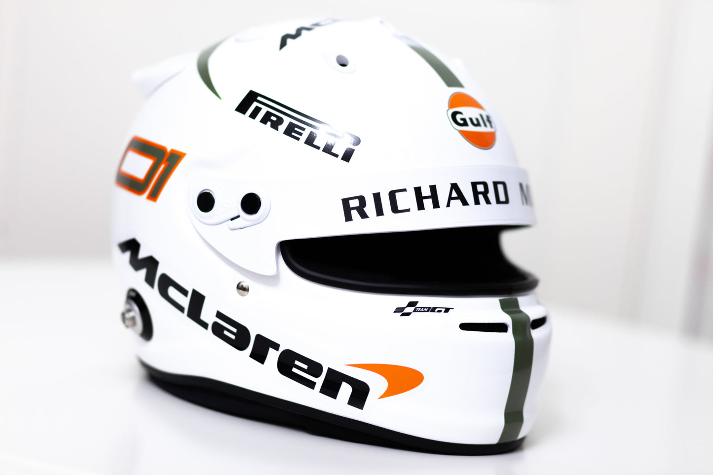 McLaren Helmet Sticker Pack (design pack) (Karting, Motorsport, Moto)