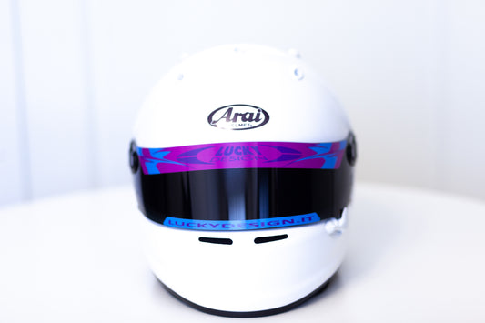 Lucky Design Helmet Visor Stripe (Karting, Motorsport, Moto)