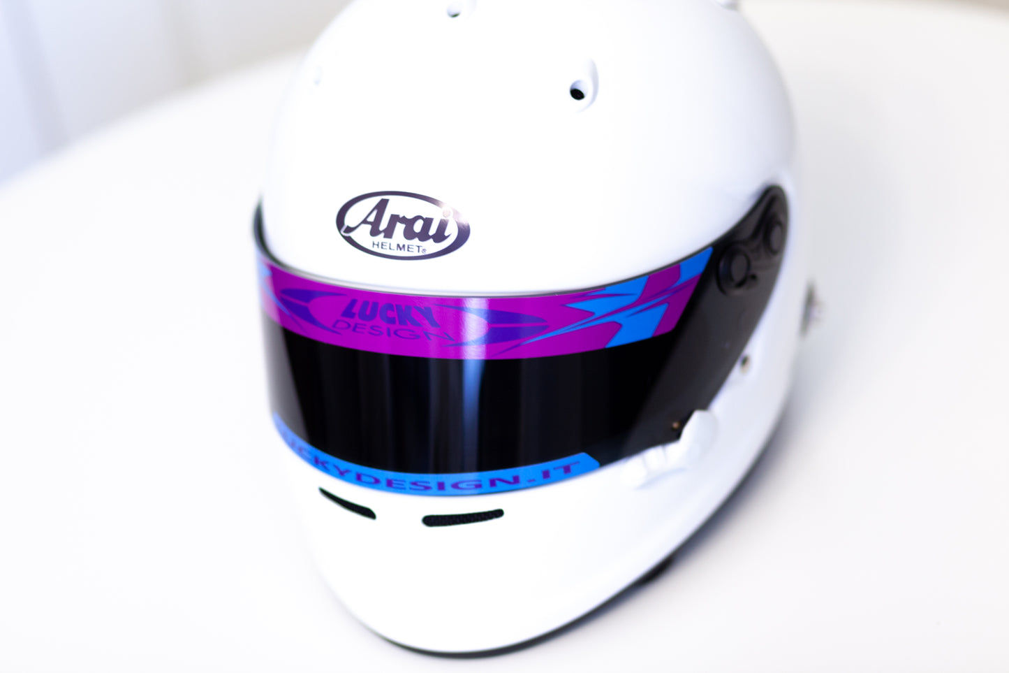 Lucky Design Helmet Visor Stripe (Karting, Motorsport, Moto)