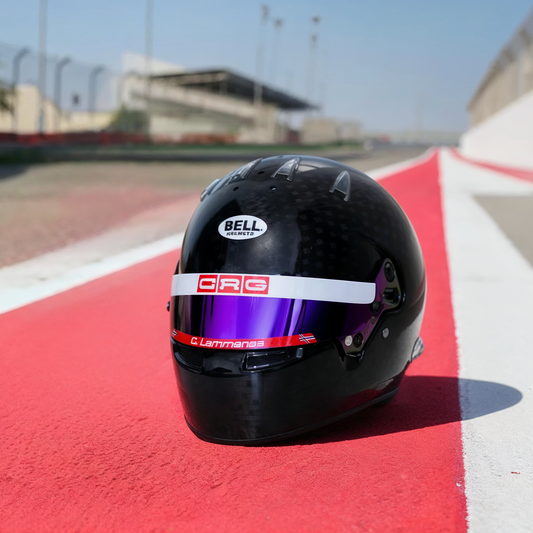 CRG Racing Visor stripe (design pack) (Karting, Motorsport, Moto)