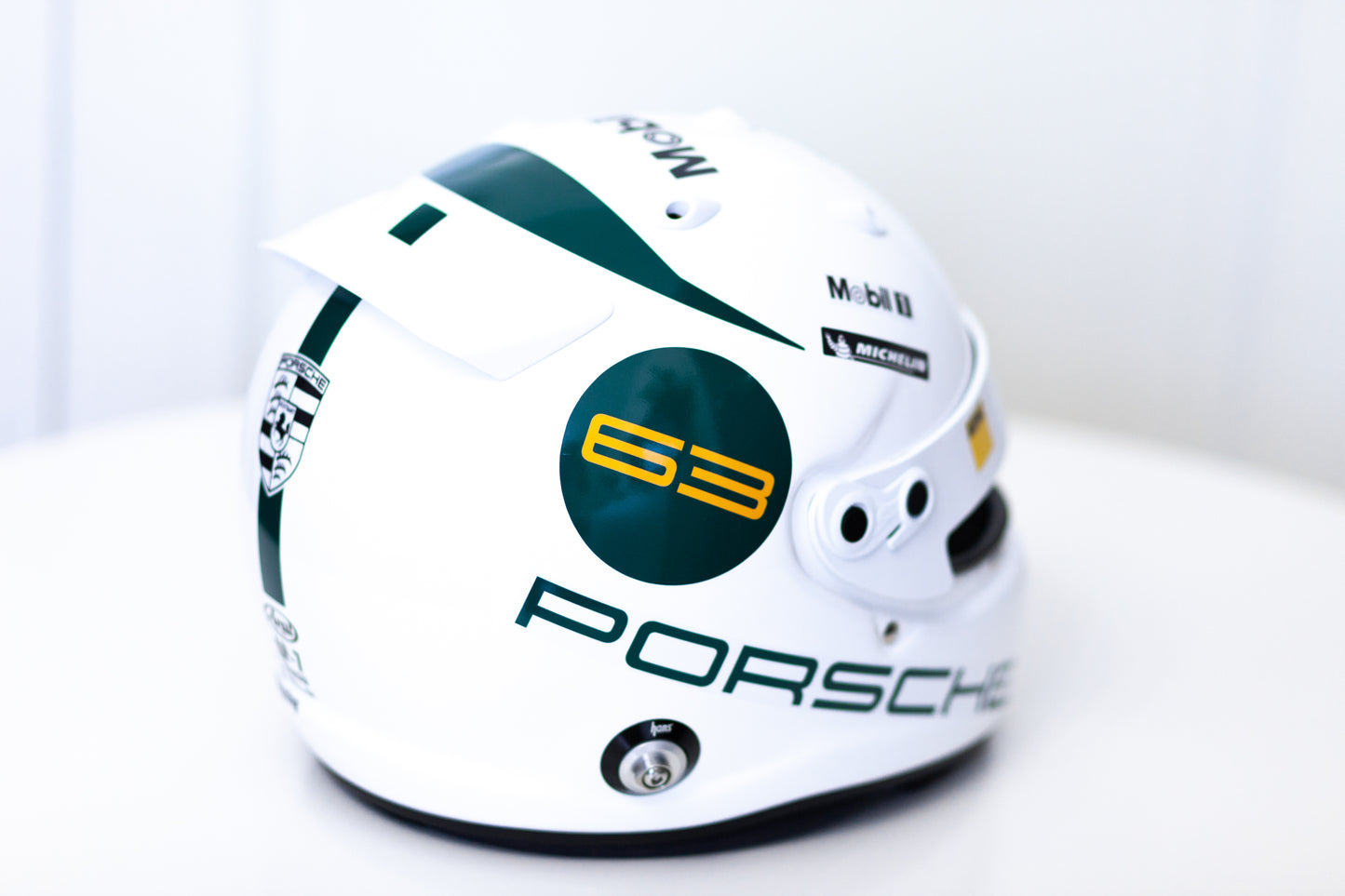 PORSCHE Challenge GREEN Helmet Sticker Pack (design pack) (Karting, Motorsport, Moto)