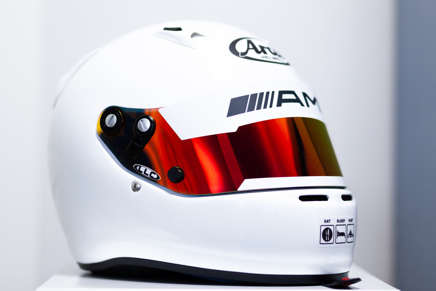 AMG Helmet visor Sticker (design pack) (Karting, Motorsport)