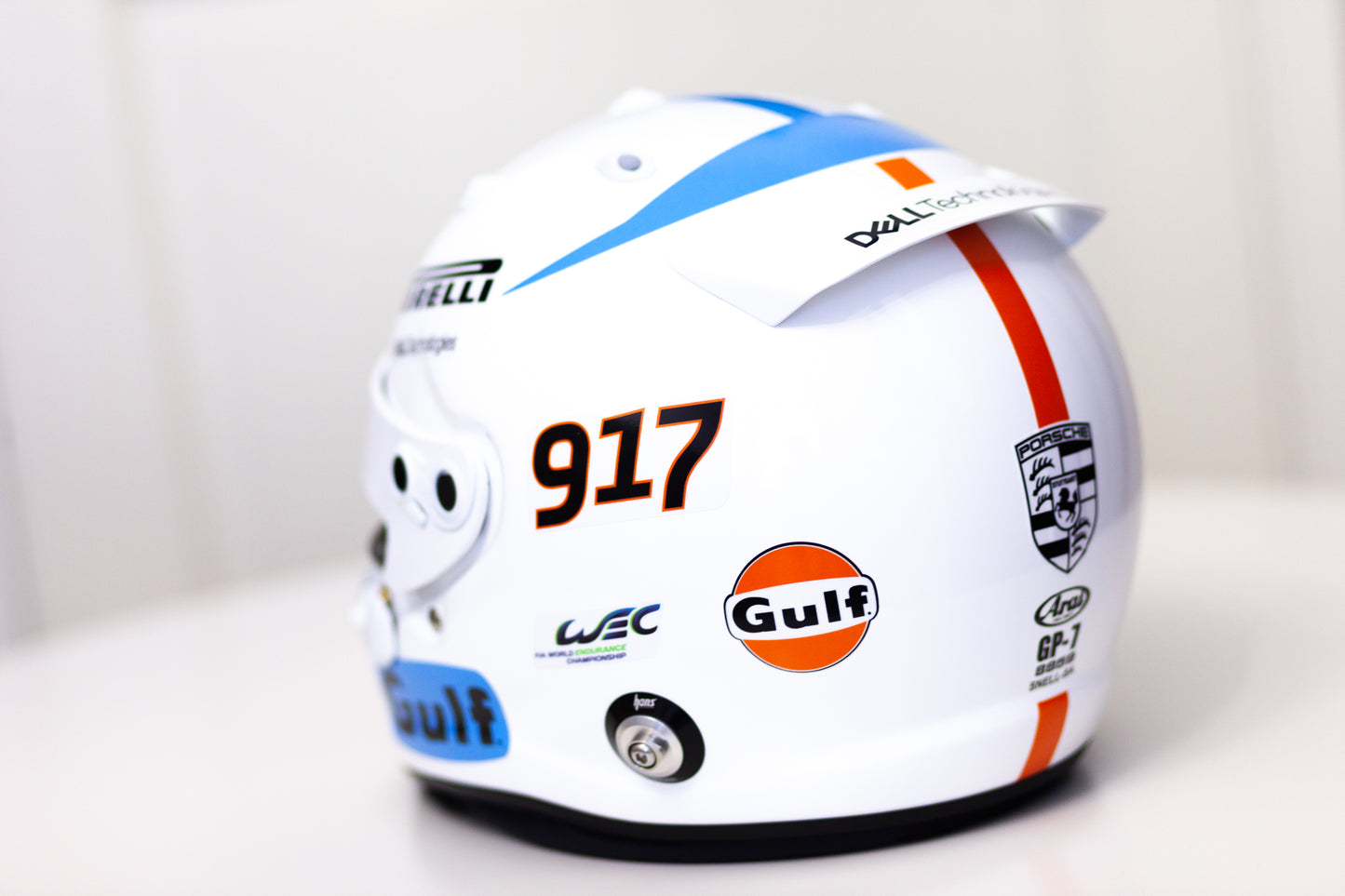 GULF Helmet Sticker Pack (design pack) (Karting, Motorsport, Moto)