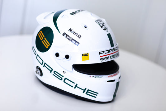 PORSCHE Challenge GREEN Helmet Sticker Pack (design pack) (Karting, Motorsport, Moto)