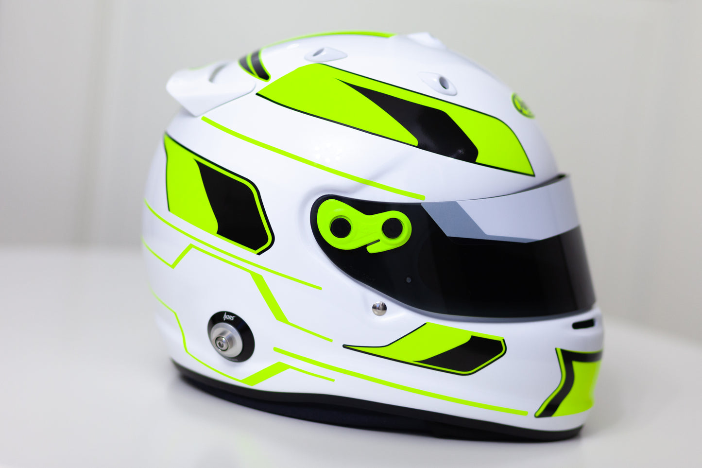 Monaco GP Stickers for helmet (design pack) (Karting, Motorsport) FLUO Edition