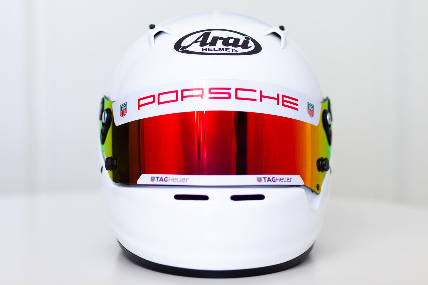 PORSCHE Tag Heuer Helmet Visor Sticker (Karting, Motorsport, Moto)