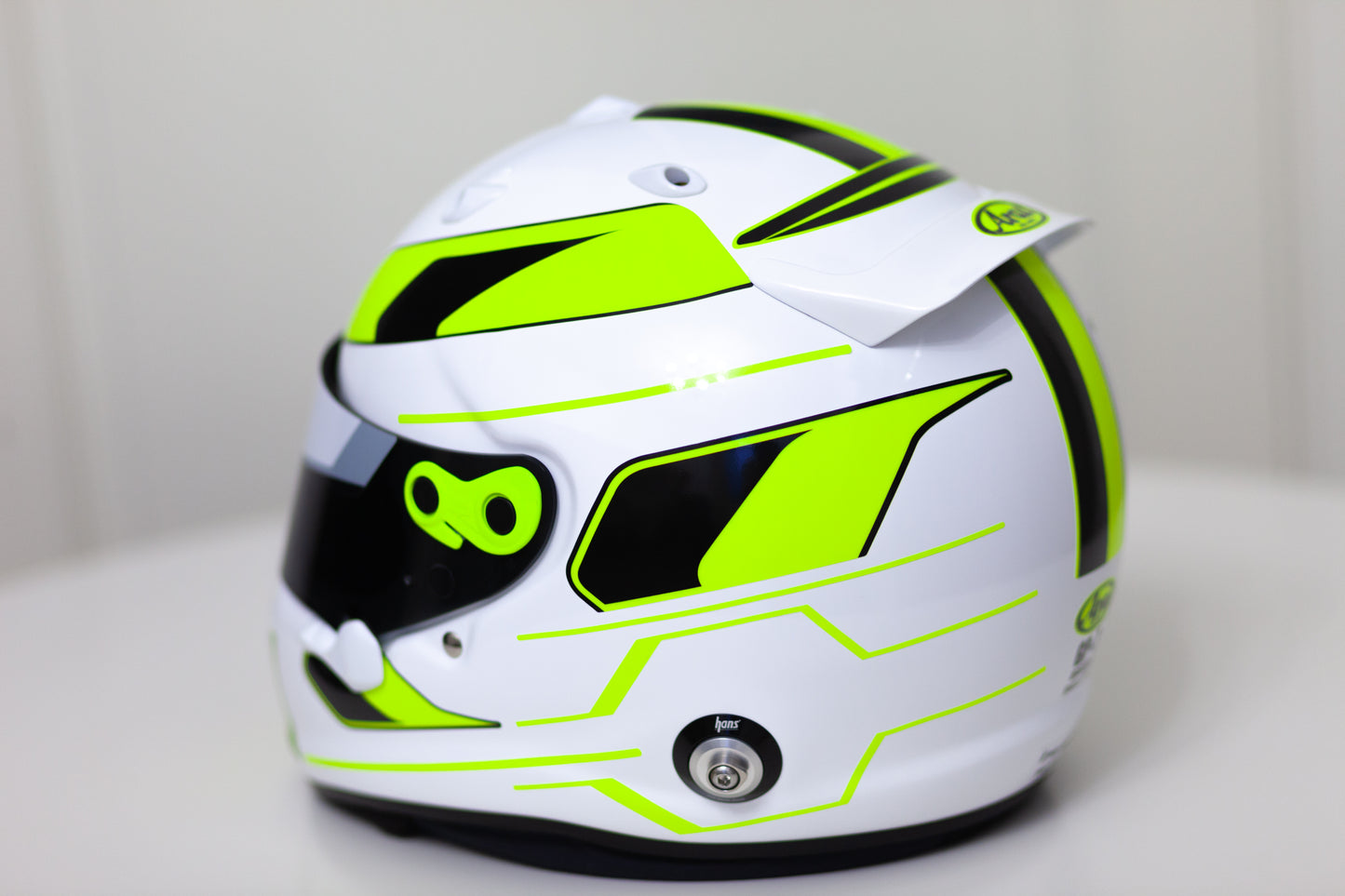 Monaco GP Stickers for helmet (design pack) (Karting, Motorsport) FLUO Edition