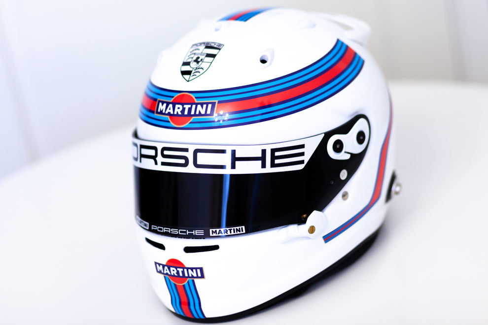 Helmet Racing Sticker Pack MARTINI Helmet Sticker Pack (design pack) (Karting, Motorsport, Moto ...