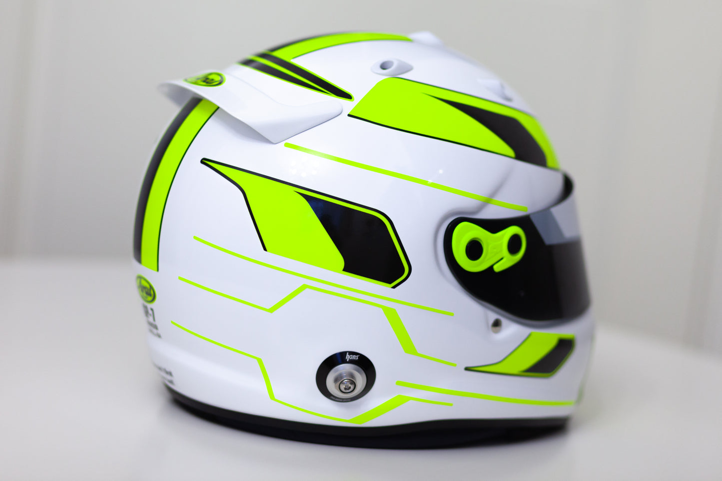 Monaco GP Stickers for helmet (design pack) (Karting, Motorsport) FLUO Edition