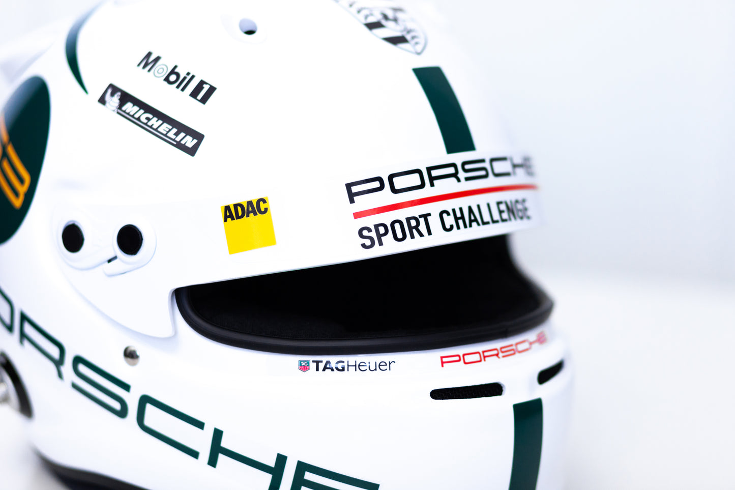 PORSCHE Challenge GREEN Helmet Sticker Pack (design pack) (Karting, Motorsport, Moto)