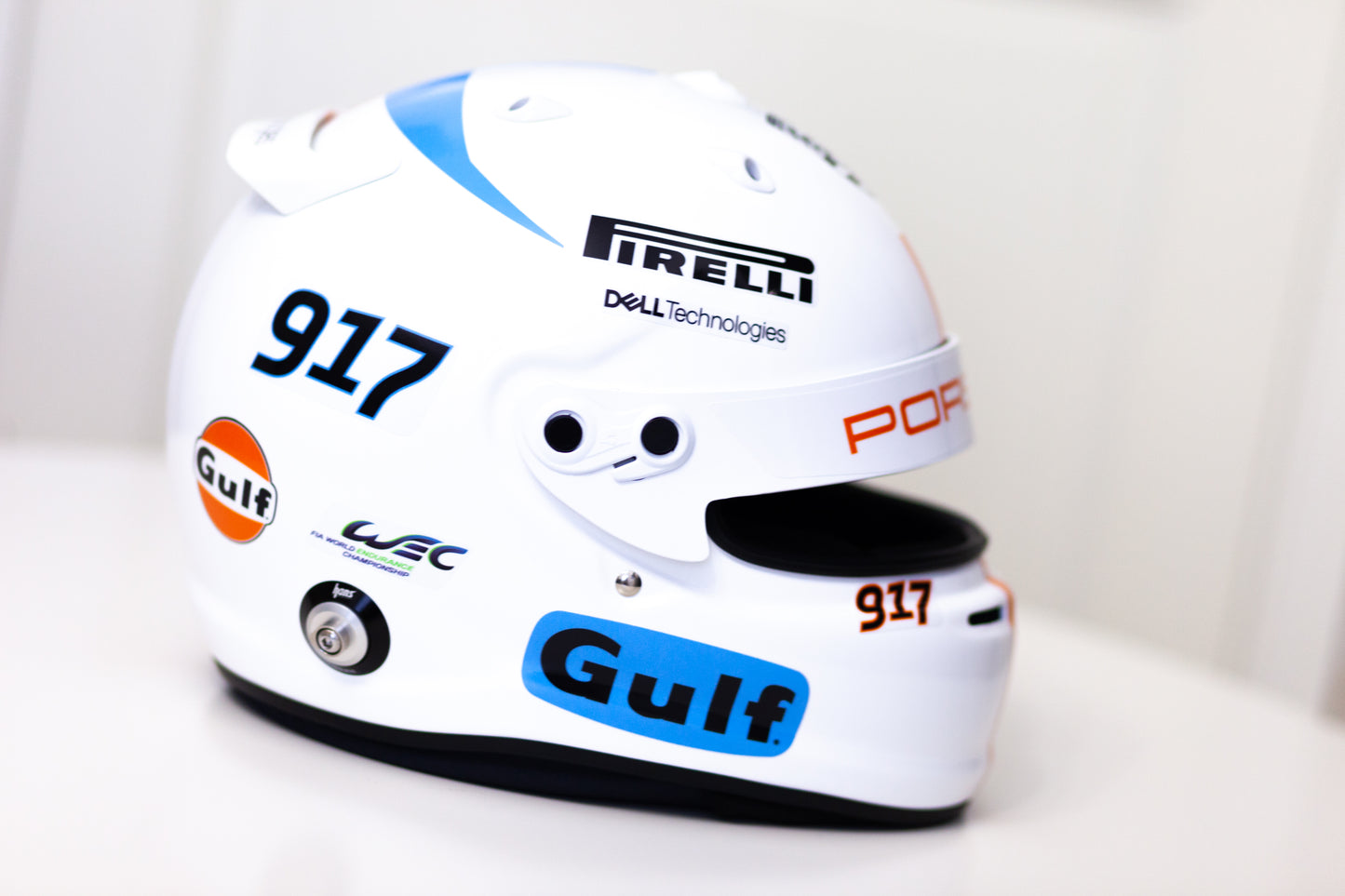 GULF Helmet Sticker Pack (design pack) (Karting, Motorsport, Moto)