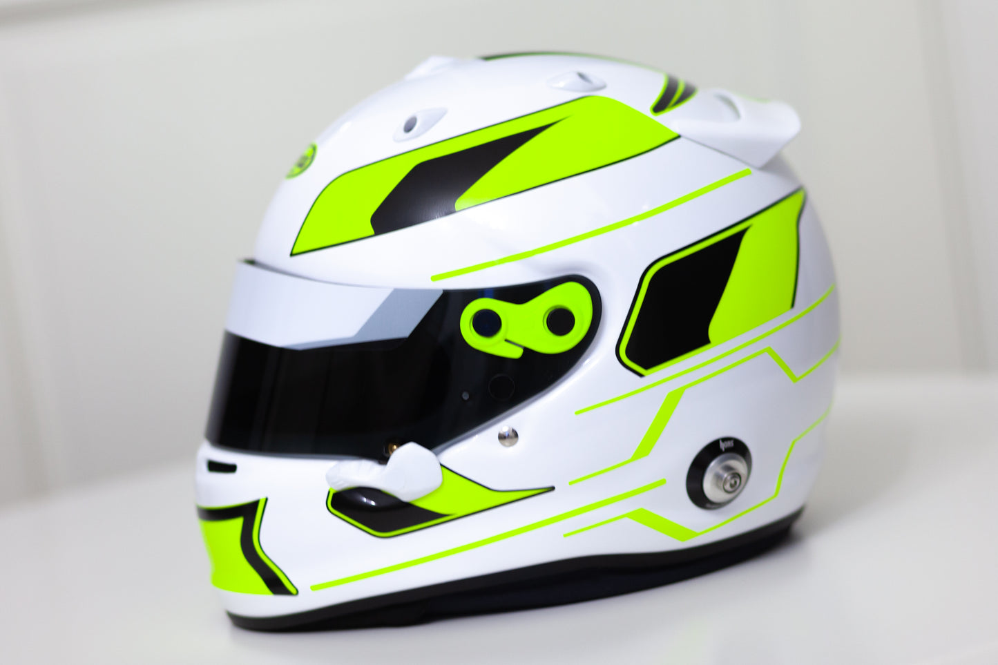 Monaco GP Stickers for helmet (design pack) (Karting, Motorsport) FLUO Edition