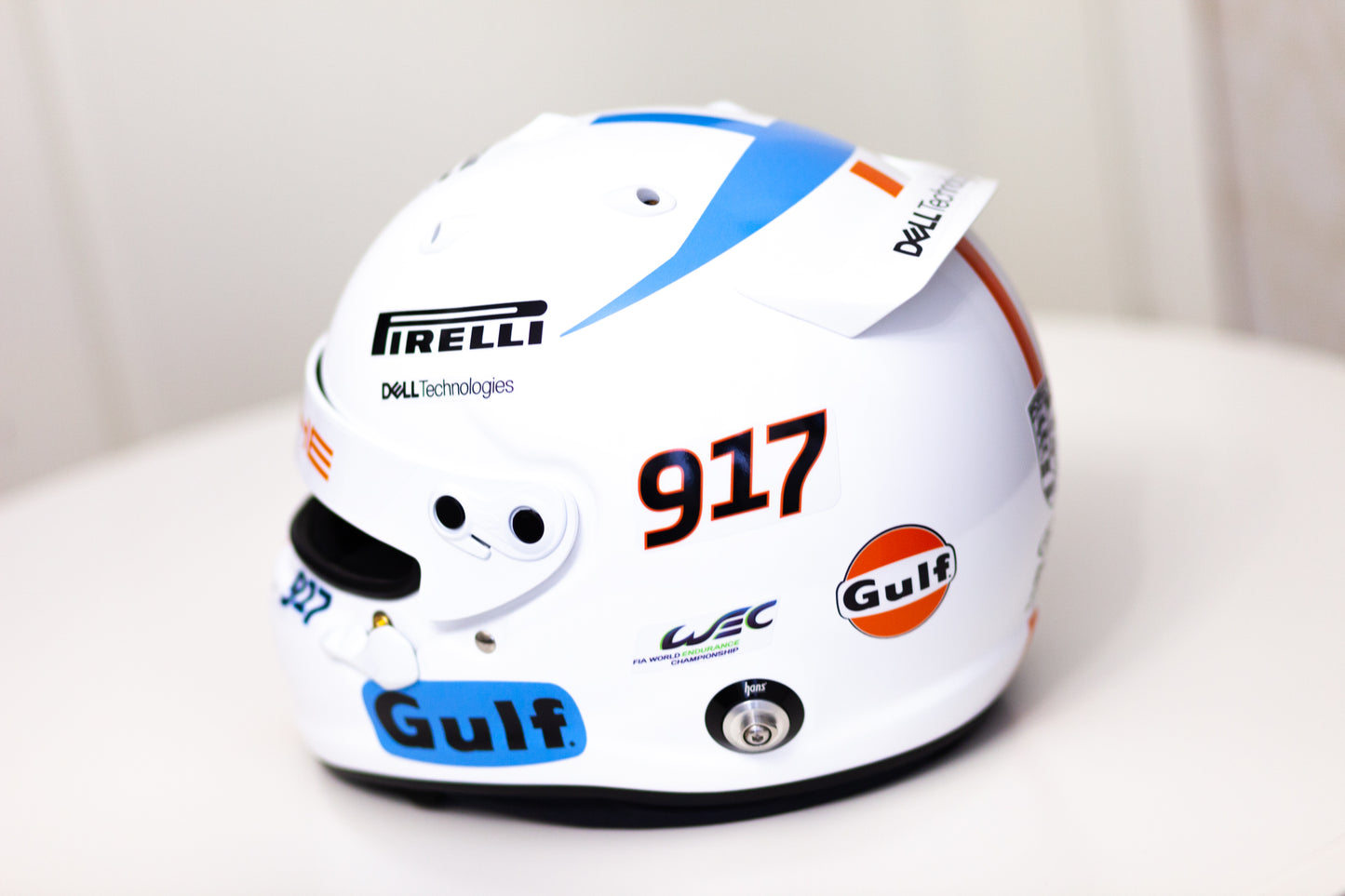 GULF Helmet Sticker Pack (design pack) (Karting, Motorsport, Moto)