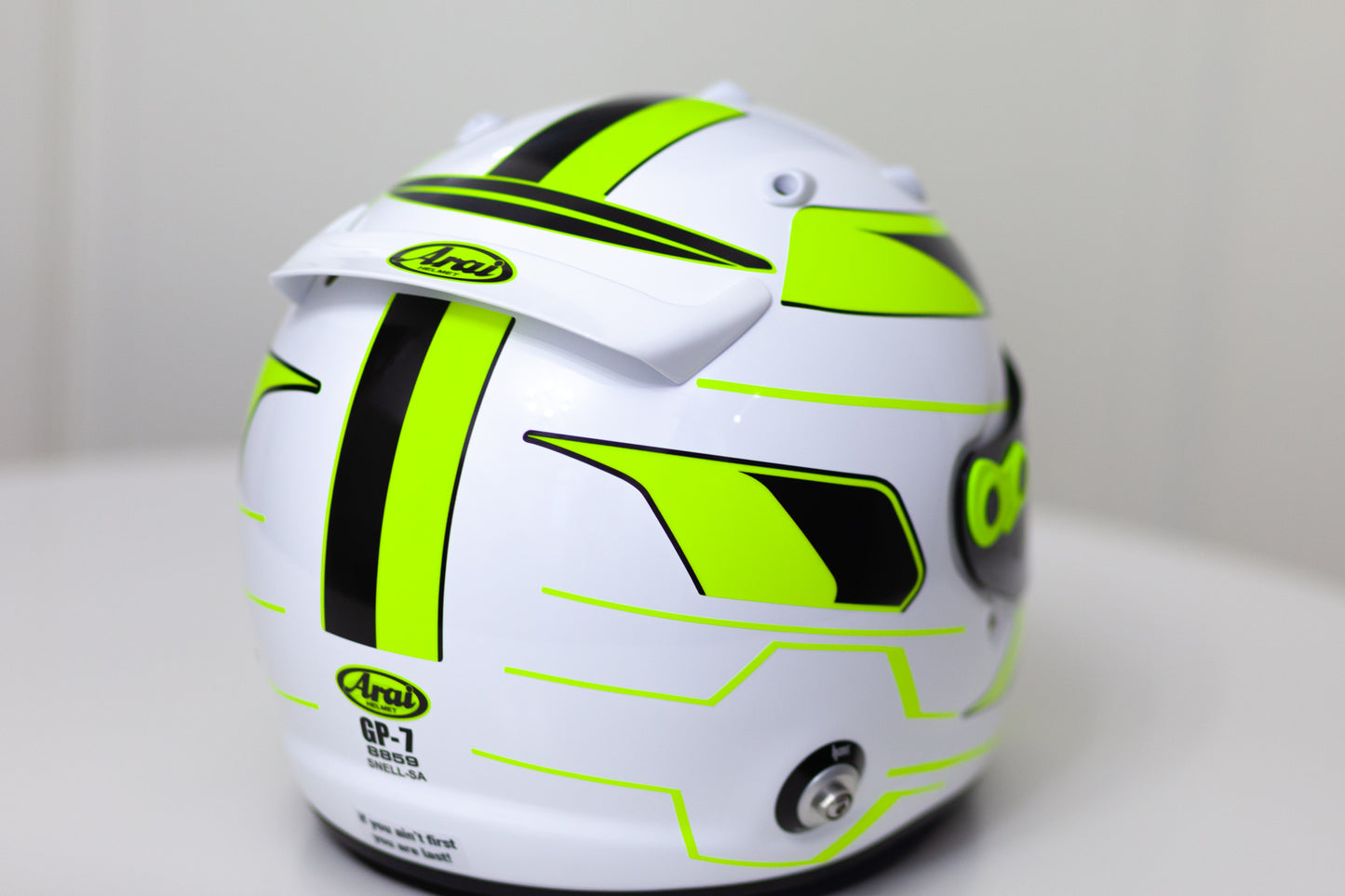 Monaco GP Stickers for helmet (design pack) (Karting, Motorsport) FLUO Edition