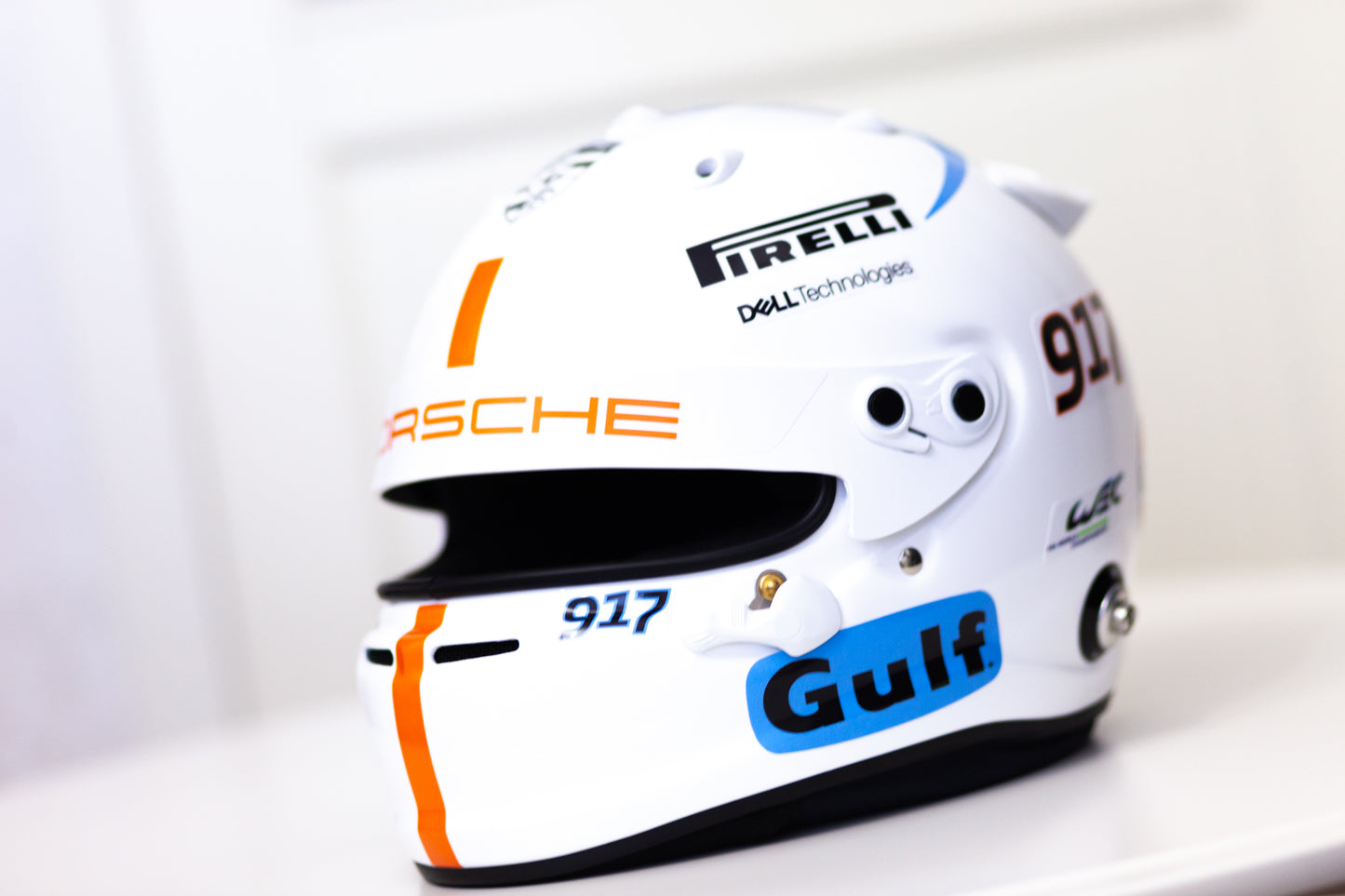 GULF Helmet Sticker Pack (design pack) (Karting, Motorsport, Moto)