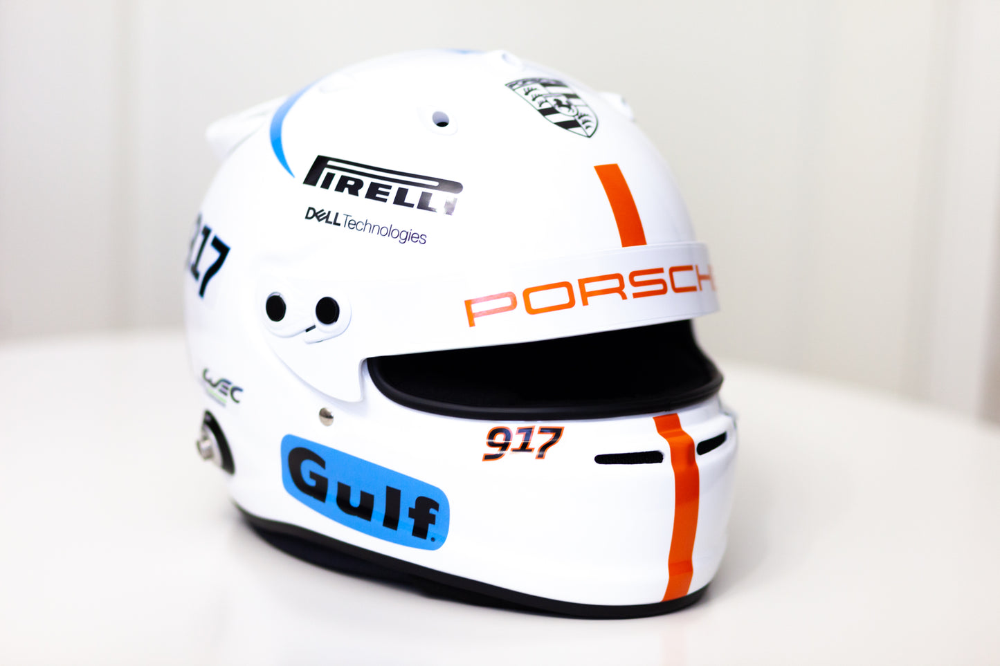 GULF Helmet Sticker Pack (design pack) (Karting, Motorsport, Moto)