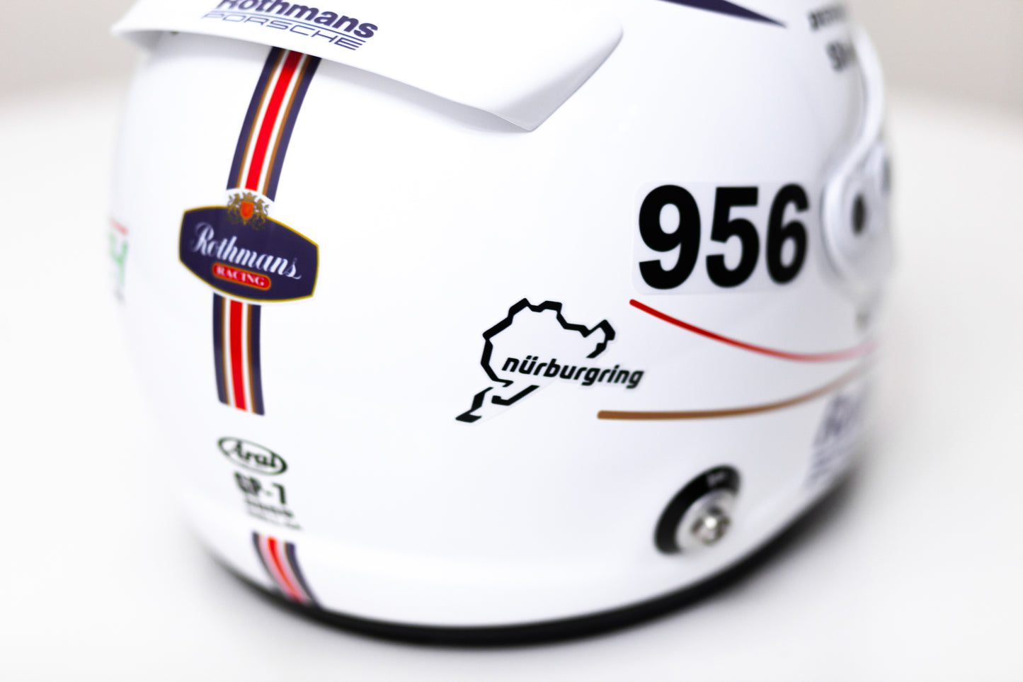 ROTHMANS RACING Helmet Sticker Pack (design pack) (Karting, Motorsport, Moto)