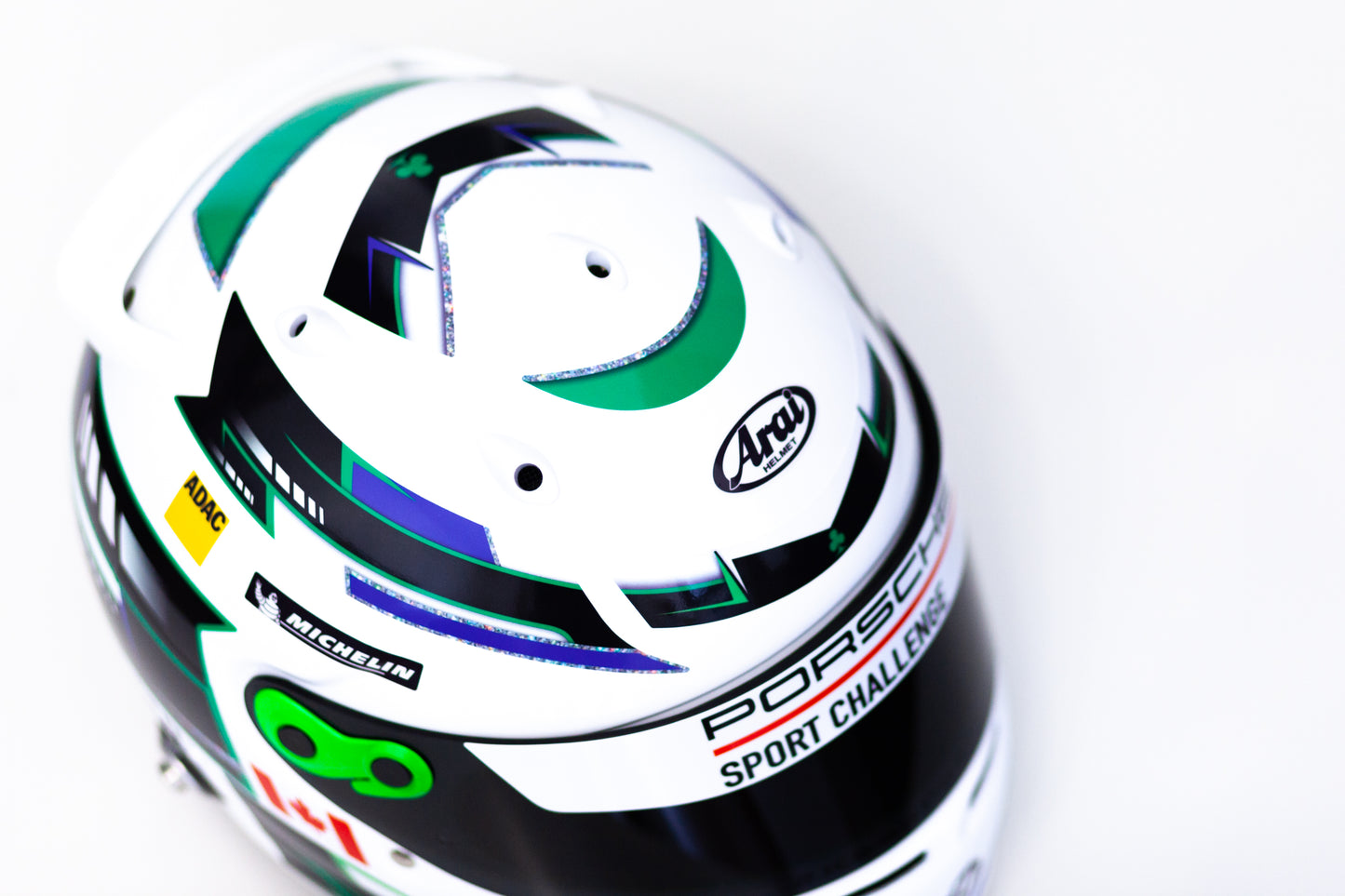 NURBURGRING Stickers for helmet Color scheme #1 (+ Sponsor kit + Name&Flag) (design pack) (Karting, Motorsport, Moto)