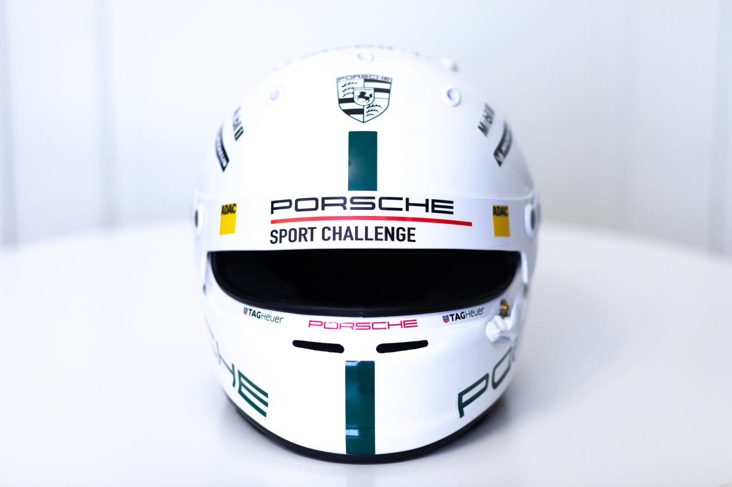 PORSCHE Challenge GREEN Helmet Sticker Pack (design pack) (Karting, Motorsport, Moto)