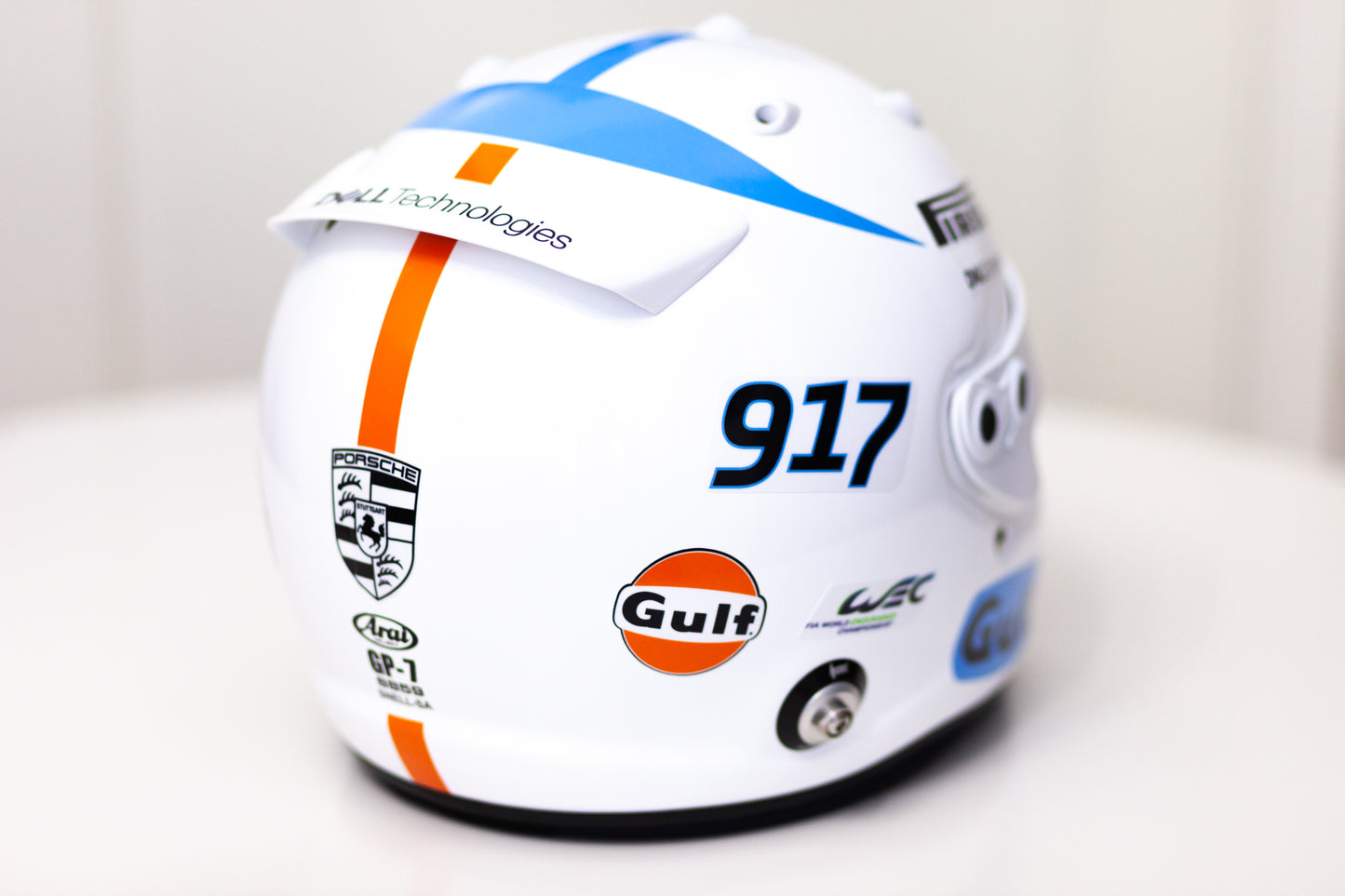 GULF Helmet Sticker Pack (design pack) (Karting, Motorsport, Moto)