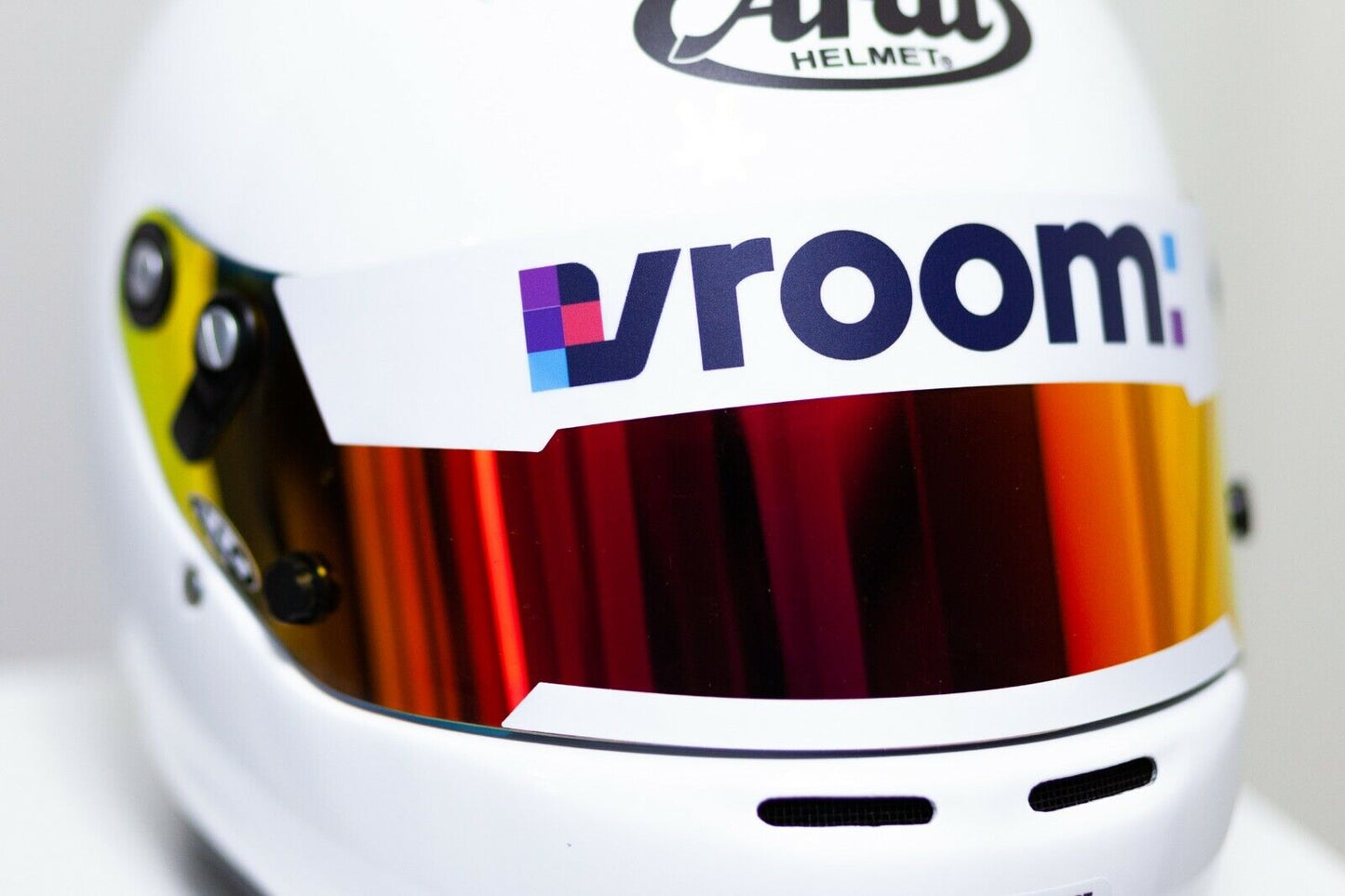 VROOM Helmet visor Sticker (Karting, Motorsport, Moto)