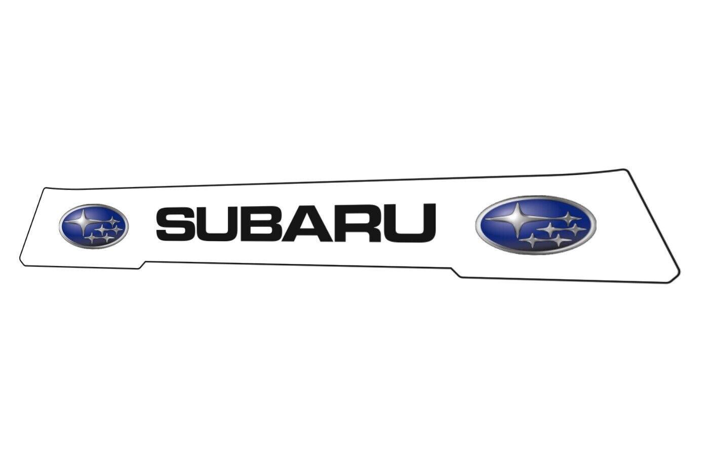 Subaru Helmet Visor Sticker (Karting, Motorsport, Moto)