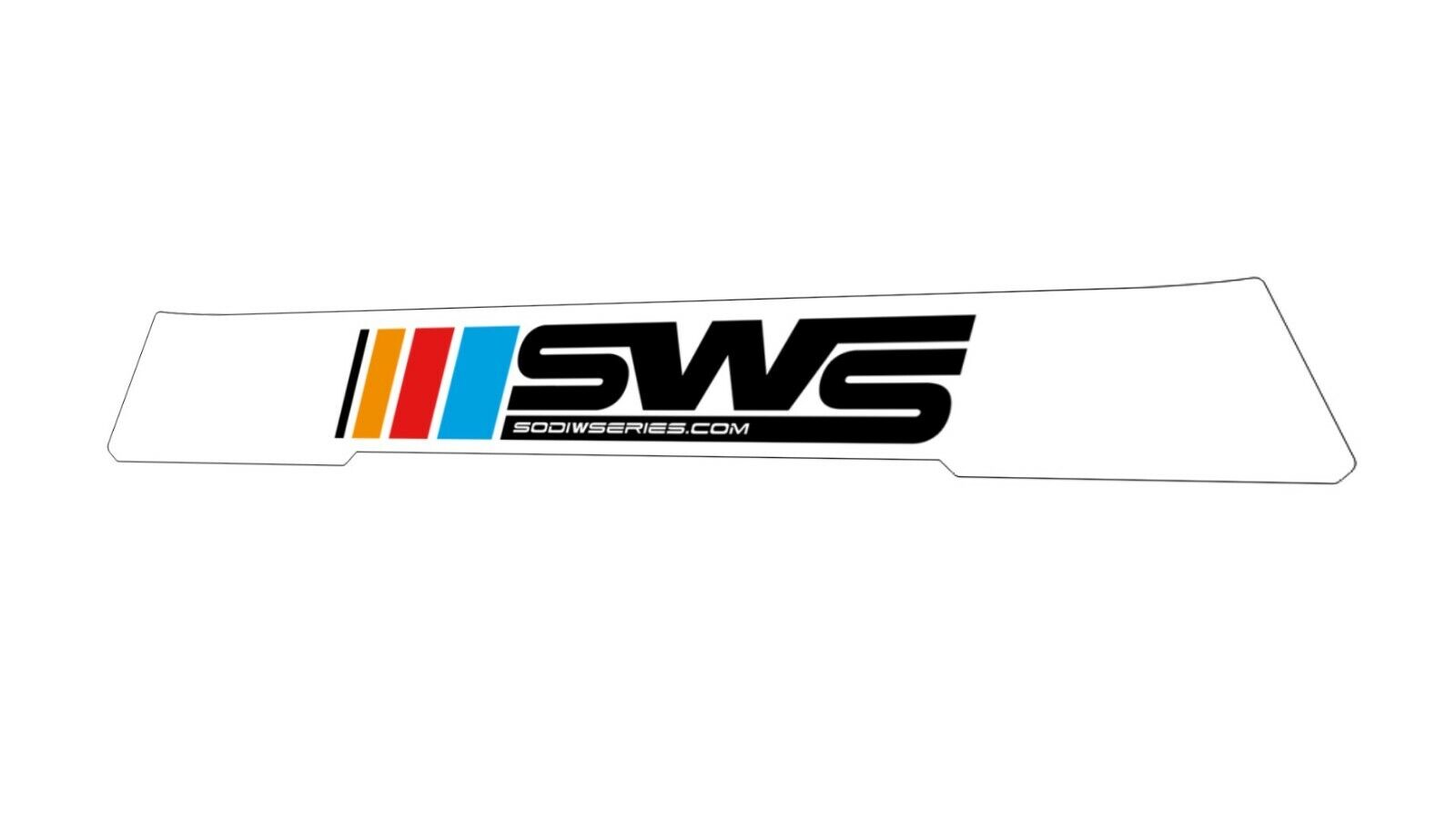 SWS Sodi World Series Helmet visor Sticker (Karting, Motorsport, Moto ...