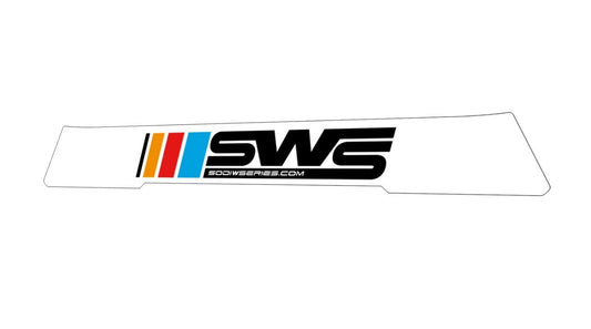 SWS Sodi World Series Helmet visor Sticker (Karting, Motorsport, Moto)