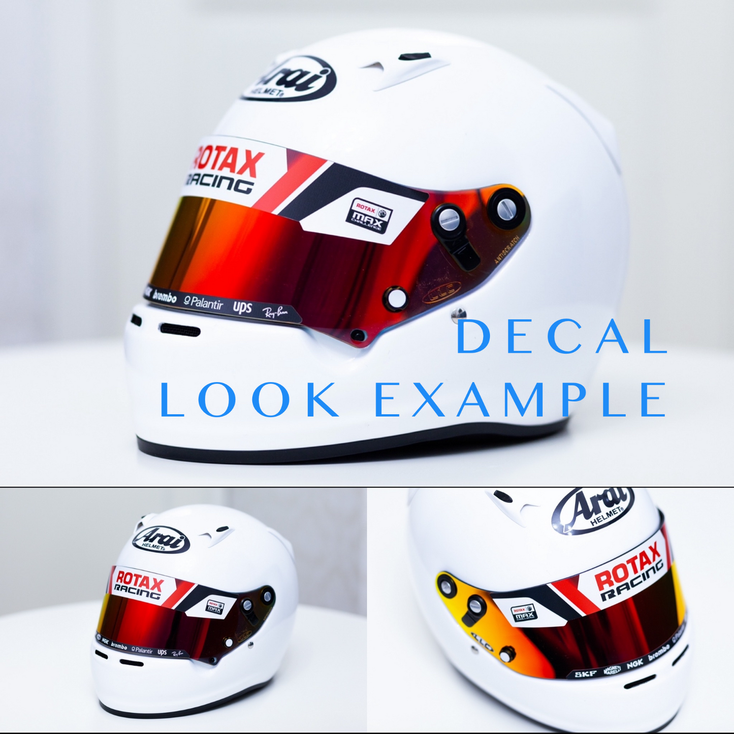 SODI Classic Helmet visor Sticker (Karting, Motorsport)