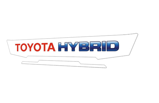 Toyota Hybrid helmet visor Sticker (Karting, Motorsport, Moto)