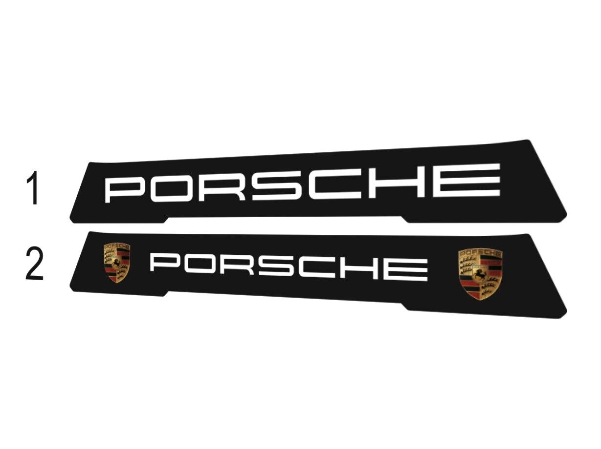 PORSCHE Motorsport Helmet visor Sticker (Karting, Motorsport, Moto)