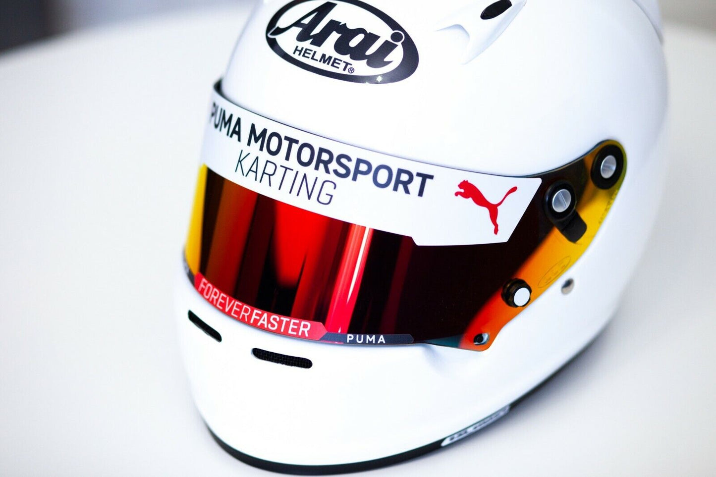 PUMA Motorsport Racig Helmet Visor Sticker (Karting, Motorsport, Moto)