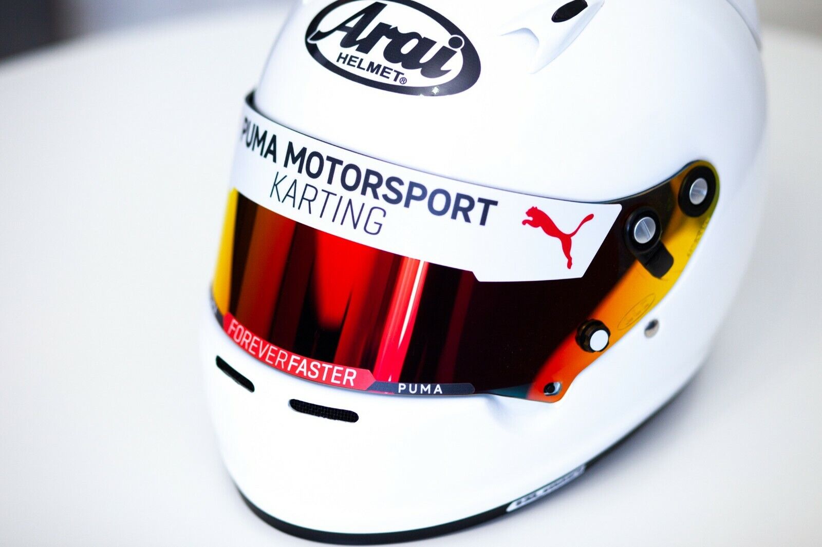 PUMA Motorsport Racig Helmet Visor Sticker (Karting, Motorsport, Moto ...