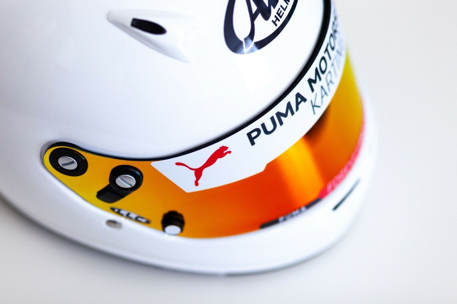 PUMA Motorsport Racig Helmet Visor Sticker (Karting, Motorsport, Moto ...