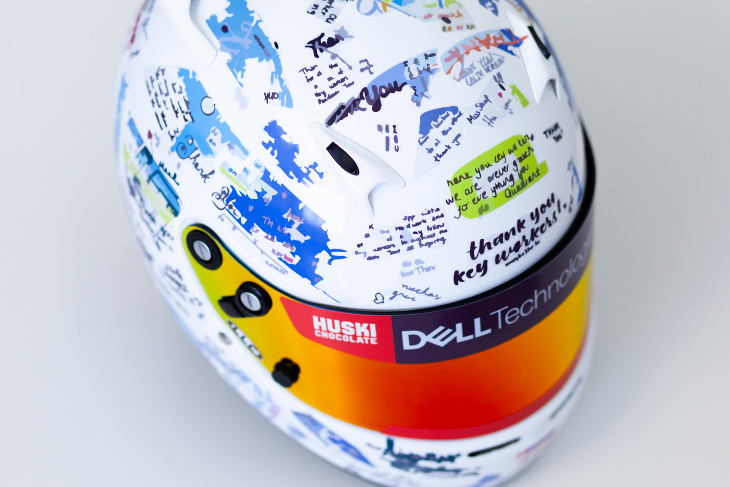 L. NORRIS 2021 Helmet Sticker Pack (design pack) (Karting, Motorsport, Moto)