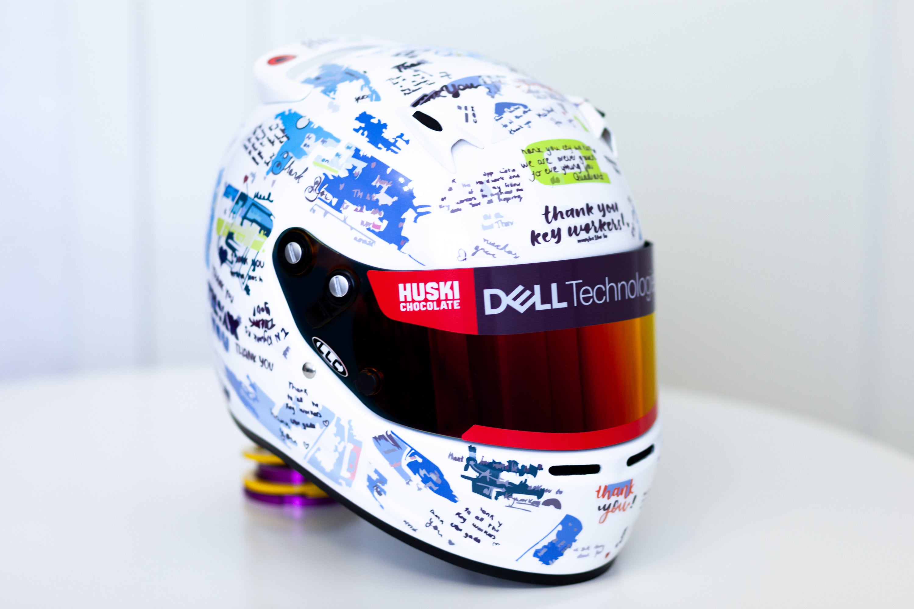 L. NORRIS 2021 Helmet Sticker Pack (design pack) (Karting, Motorsport ...